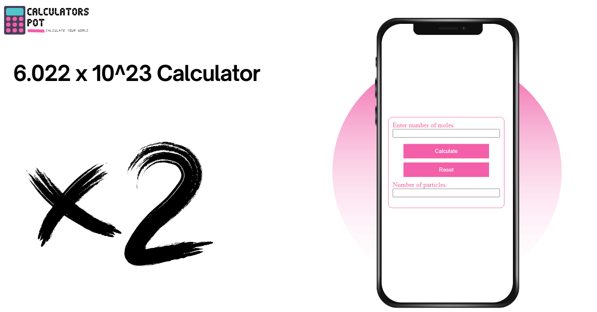 6.022 x 10^23 Calculator